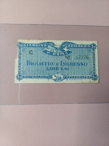 Biglietto ingresso giardino - ingresso,
