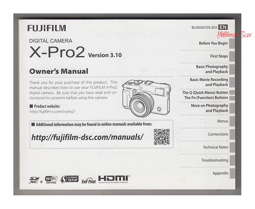 Fuji pro manuale d - x-pro,