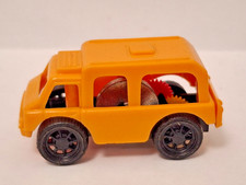 1986 COMPONIBILI KINDER MONTABLE OLDTIMER FURGONI AIRPORT N. 1 GIALLO