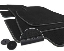 NUOVI tappetini per Tesla Model 3 velluto tappetini premium velluto cucitura decorativa argento