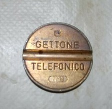 Gettone telefonico con segno - con,