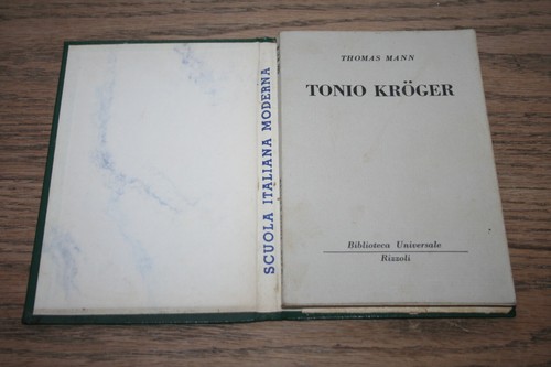 Thomas mann tonio - mann, kroger