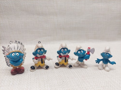 Lotto figurine puffi - lotto,