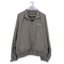 Giacca Harrington Woolrich grigia con zip - Taglia XL/XXL uomo