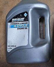 OLIO MOTORE QUICKSILVER PER MOTORE FUORIBORDO E ENTROFUORIBORDO 25W-40 - 4 LT