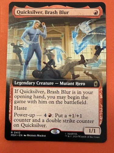 Mtg marvel quicksilver - marvel, —