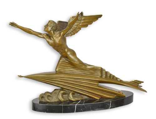 Scultura bronzo the aviator - the,