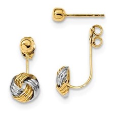 14k Massiccio Bicolore Oro