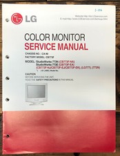LG Studioworks 773N 773E CB773F Monitor Manuale di servizio *Originale*