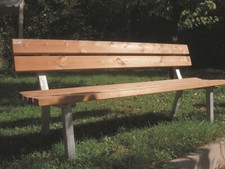 Panca da giardino in legno