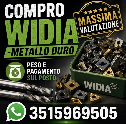 Compro widia metallo - metallo, duro