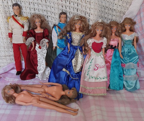 Lotto bambole principessa - lotto,