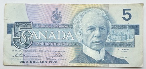 Banconota dollari 1986 - da, 5