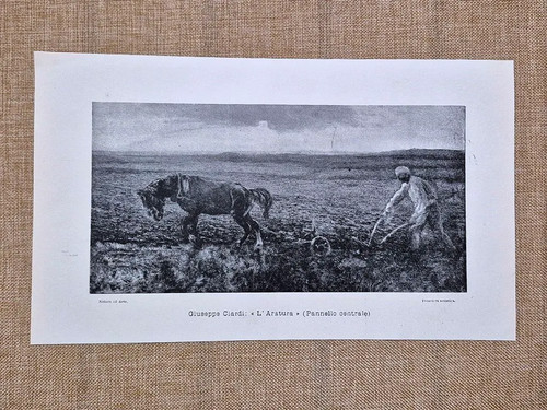 Aratura quadro giuseppe - l’aratura,