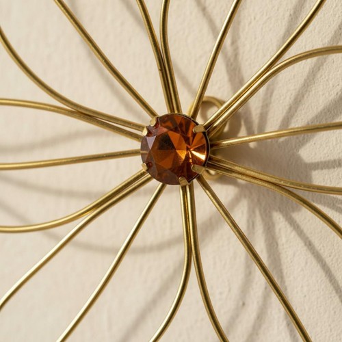 Fiore metallo parete - fiore,