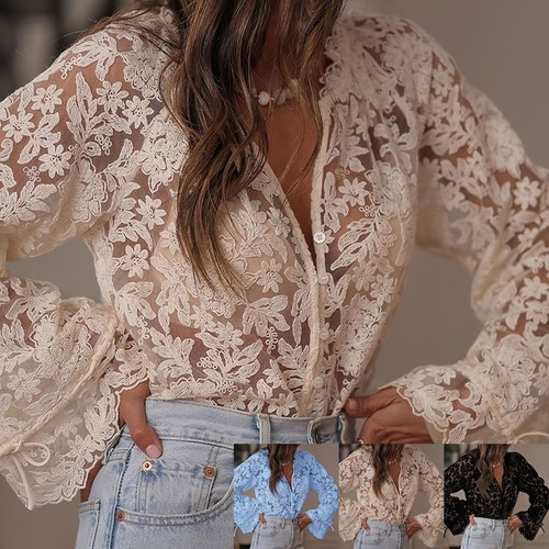 Camicia donna pizzo - in,