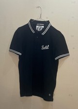 Polo Puebla uomo M nera con dettagli bianchi maniche corte casual