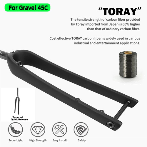 Forcella anteriore gravel bike - forcella,