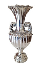 Oggetto d’Arte Centrotavola Vaso in argento 800 anni 80 stile barocco Nuovo