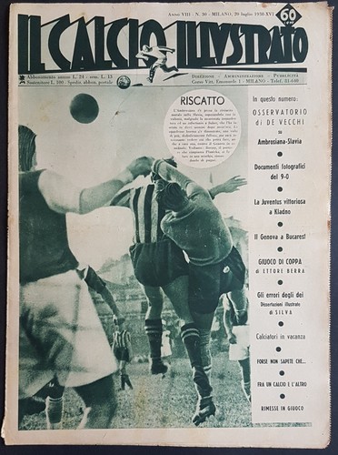 Calcio illustrato n 30 - 26),