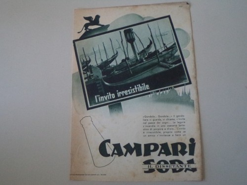 Advertising pubblicità 1937 - advertising,
