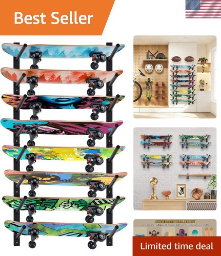 Rack parete per skateboard - da,