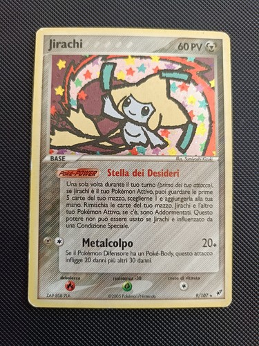Pokemon 107 jirachi ex - pokemon,