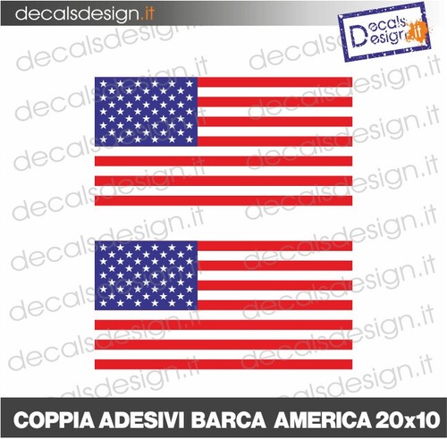 Adesivi bandiera america - 2,
