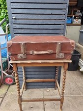 Valigia rigida marrone vintage