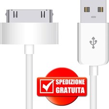 Cavo di ricarica per Apple iPhone 4, 3GS, iPod, iPad2 e 1