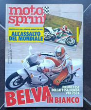 MOTOSPRINT 10/1986 HONDA VFR 750 F SUZUKI DR 600 SHONDA CR 500 R FAUSTO RICCI