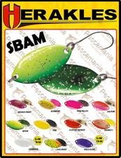 Ondulante Herakles SBAM trout Spoon gr.2,3 artificiale monoamo trota area game