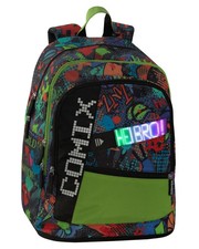 ZAINO SCUOLA ORGANIZZATO COMIX ULTRA  BRIGHT STREET BOY- RAGAZZO.