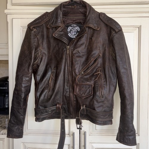 Giacca moto pelle di the - giacca,
