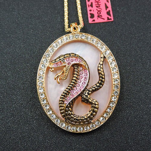 Collana betsey johnson cobra - johnson,