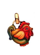 Ciondolo gallo Gabriella