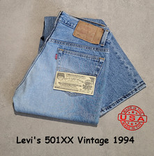 Vintage Levi's 501 XX Année 1994 Made In USA  Buttons 653 W33 L30 Taille 40/41