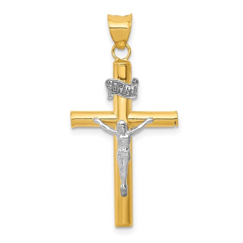 Ciondolo croce crocifisso - , inri