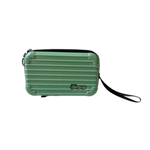 Pochette rigida fiat 500 verde - pochette,