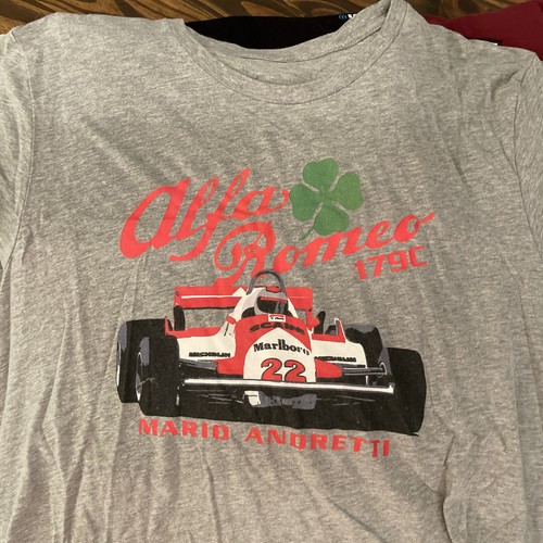 Maglietta mario andretti - mario, alfa