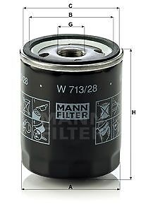 Mann filter filtro olio w - filtro,