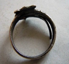 ANTICO ANELLO IN ARGENTO DA ROMANO A MEDIEVALE 200-800 D.C.