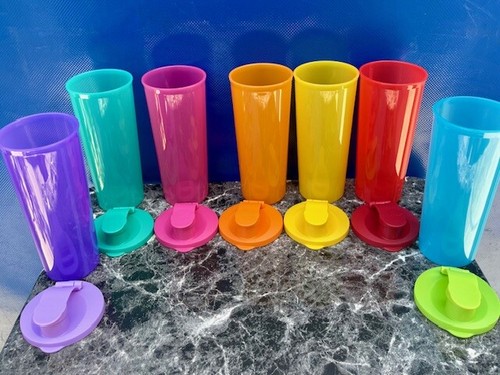 Bicchiere tupperware con flip - bicchiere,