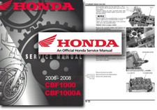 Honda CBF1000 Manuale Officina