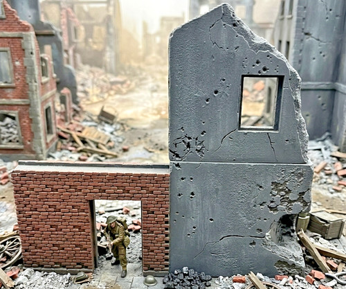 Ww1 ww2 diorama edificio - ww1,