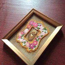 Quadretto EX VOTO Sacro Cuore