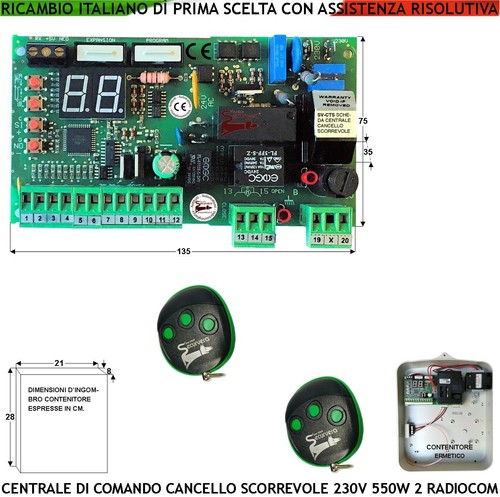 Elettronica motore cancello - elettronica,