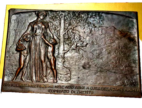 Targa commemorativa bronzo - targa,