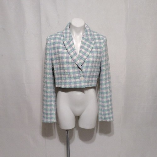 Blazer zara testurizzato tweed - blazer,