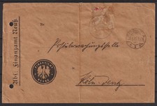 1923, NEUSS 1, foglietto delle